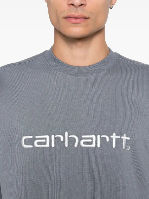 Carhartt WIP スクリプトロゴ 刺繍 スウェット ダークグレー D17 Carhartt WIP（カーハートダブリューアイピー）の「Carhartt WIP