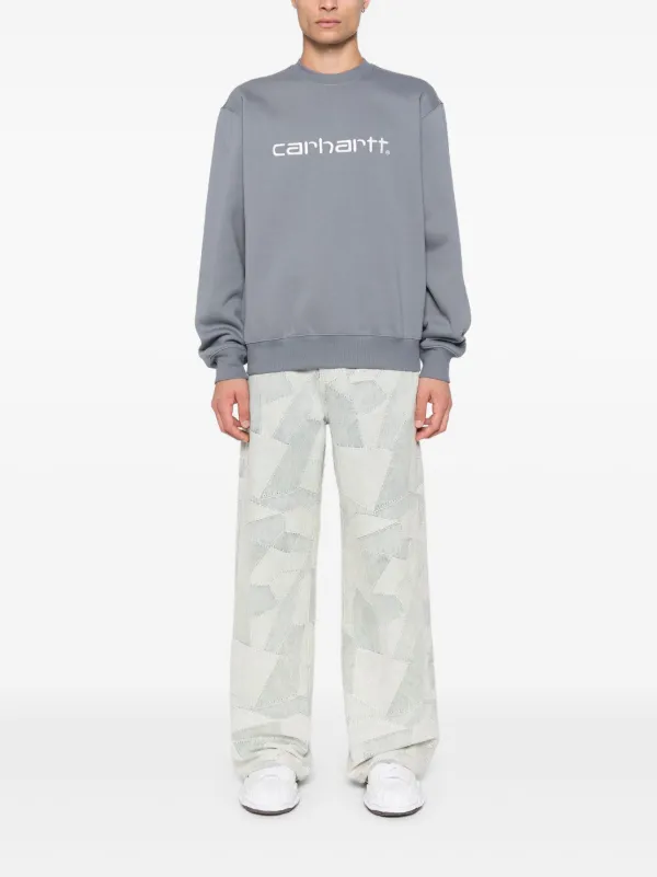 Carhartt WIP embroidered-logo Sweatshirt | Grey | FARFETCH Carhartt WIP embroidered-logo Sweatshirt | Grey | FARFETCH