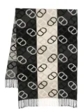 TWINSET jacquard-Oval T scarf - Black