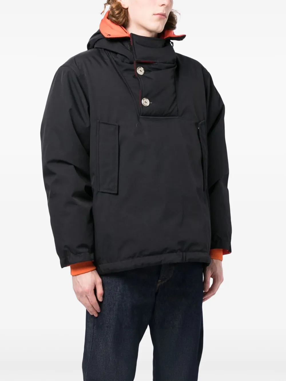 Woolrich Jack met capuchon Zwart