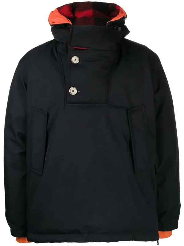 Woolrich Hooded Jacket Black FARFETCH GR