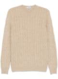 Boglioli cable-knit sweater - Neutrals