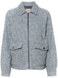 Woolrich herringbone-pattern jacket - Blue