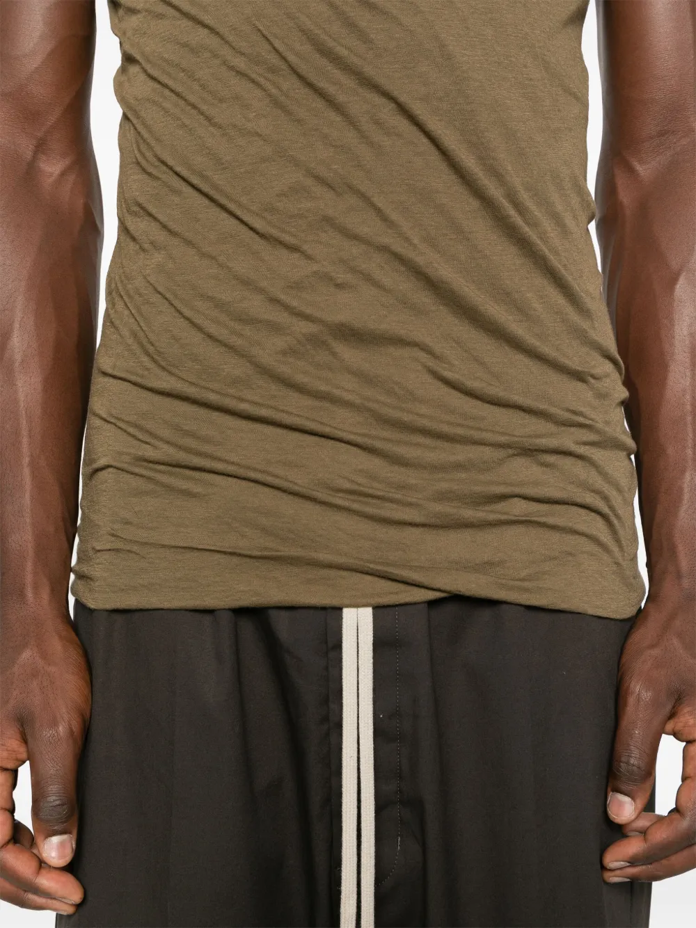Rick Owens Double T-shirt Groen
