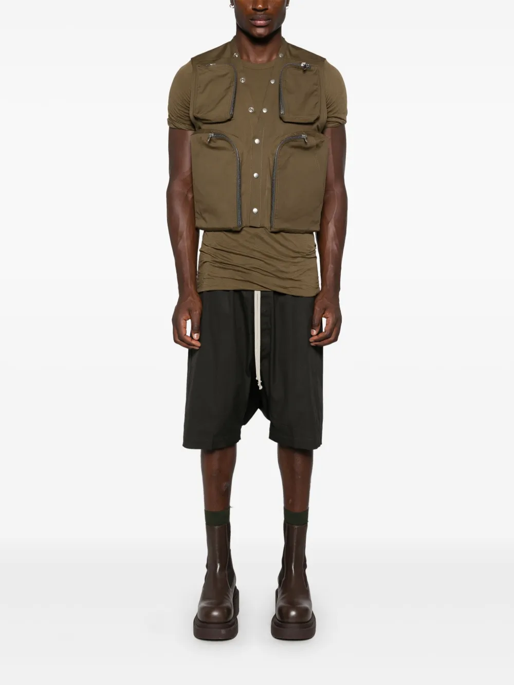 Rick Owens Double T-shirt - Groen