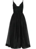 ZIMMERMANN Illustration V-neck midi dress - Black