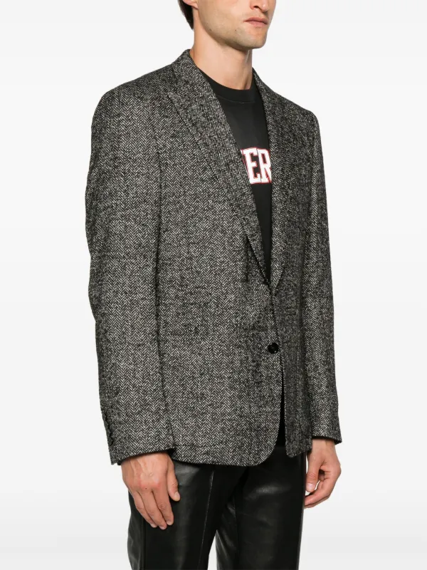 【送料&関税込】Dolce & Gabbana Blazer Dolce & Gabbana single-breasted Blazer | Black | FARFETCH PL