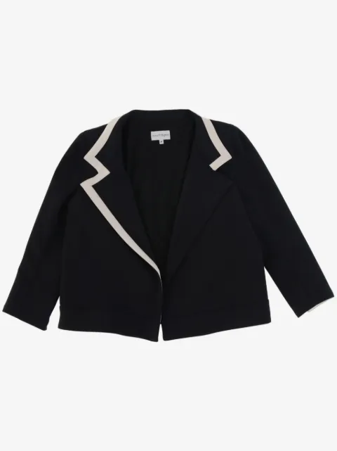 Courrèges Pre-Owned 2010s contrast-trim blazer