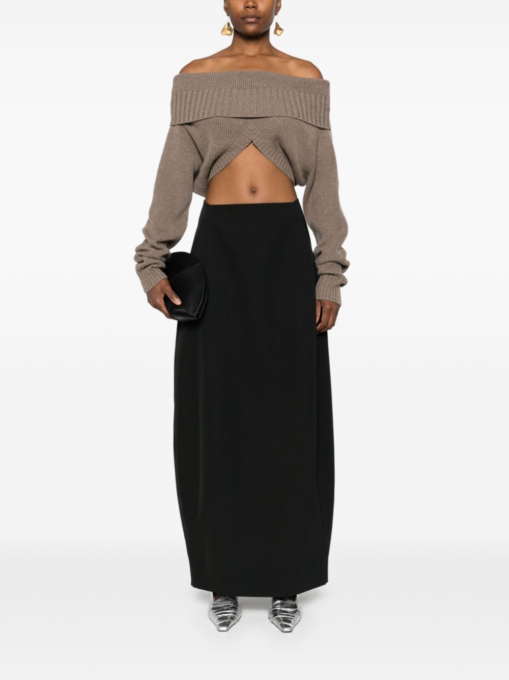 KHAITE Lauson maxi-rok - Zwart