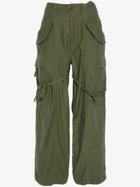 R13 cotton cargo trousers