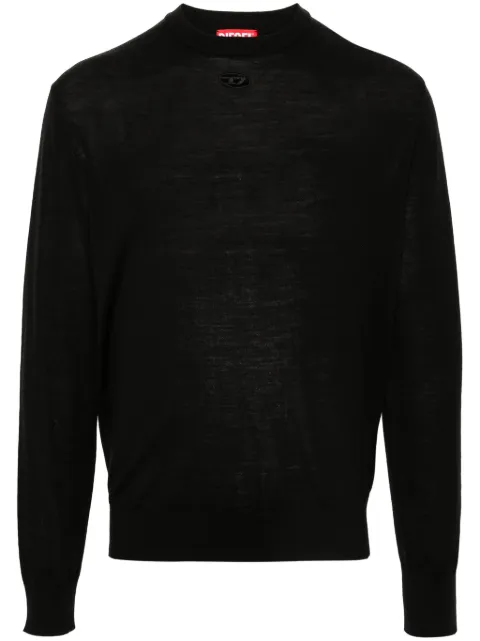 Diesel Oval-D embroidered sweater