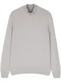 Fileria zip-neck sweater - Grey