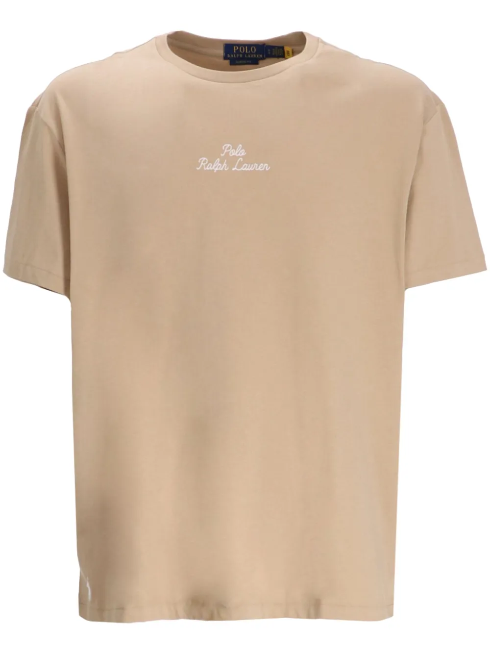 Polo Ralph Lauren T-shirt met geborduurd logo Beige
