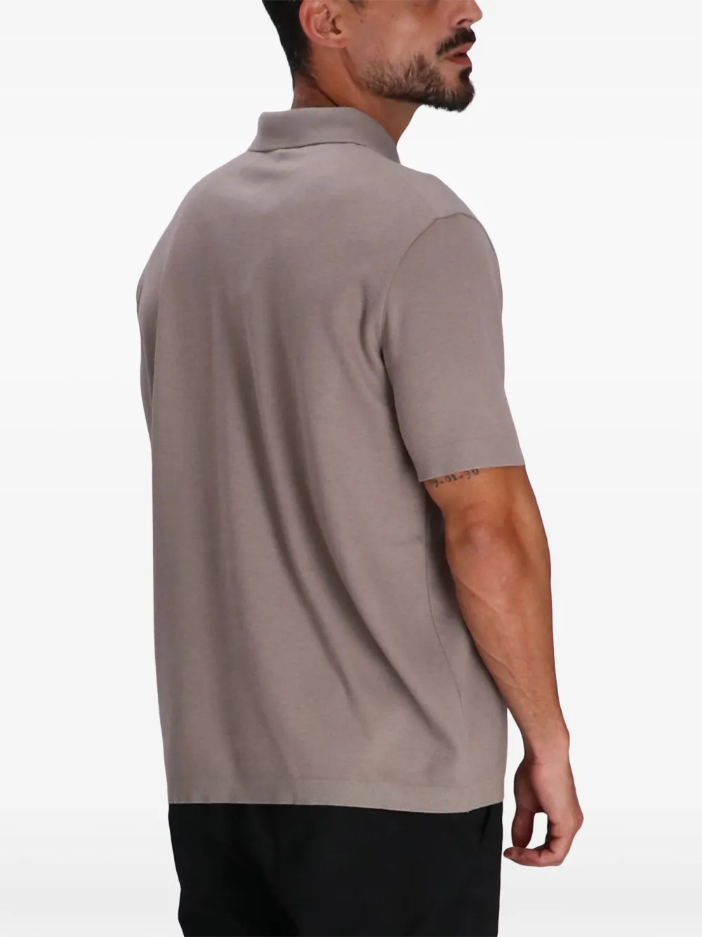 Herno Katoenen poloshirt Grijs