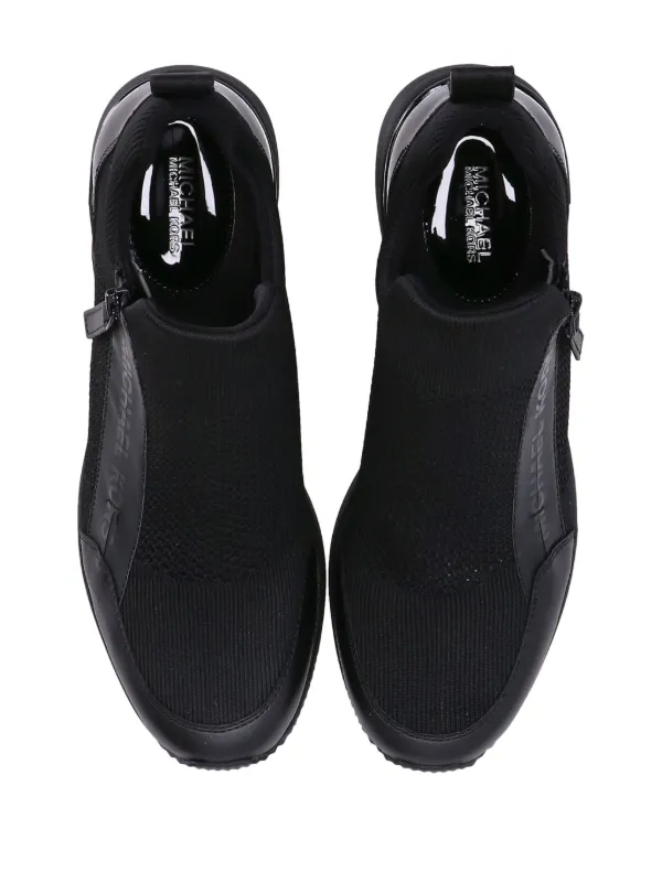 Michael Kors Willis Wedge Trainer | Black | FARFETCH