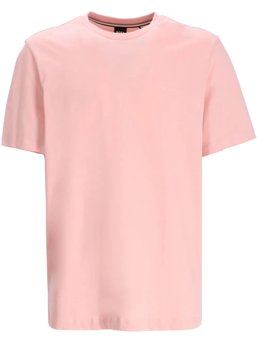BOSS T-shirt met logo Roze