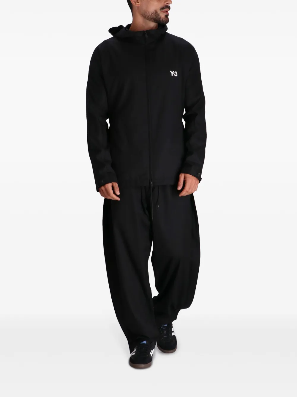 Y-3 logo-print track jacket | Sport Jackets & Windbreakers | Image 2