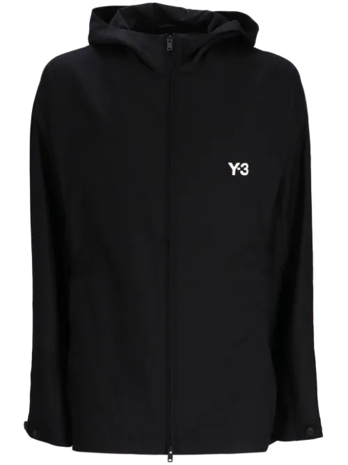 Veste zippée à logo imprimé - Y-3 - Modalova