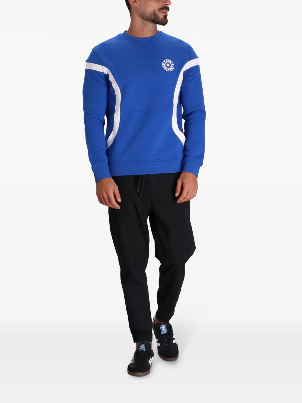 Karl Lagerfeld Sweater met logoprint - Blauw