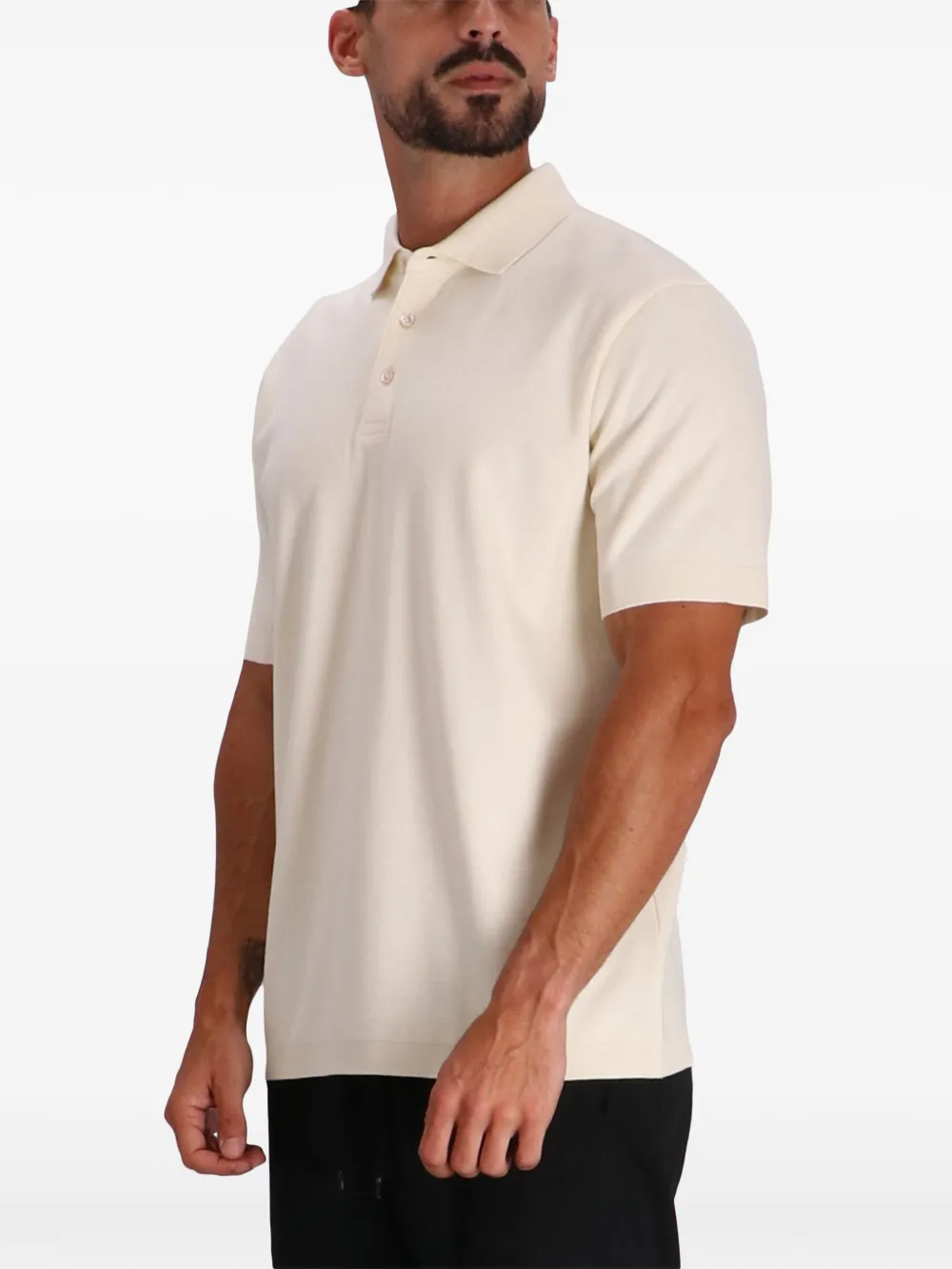 Herno Katoenen poloshirt Wit