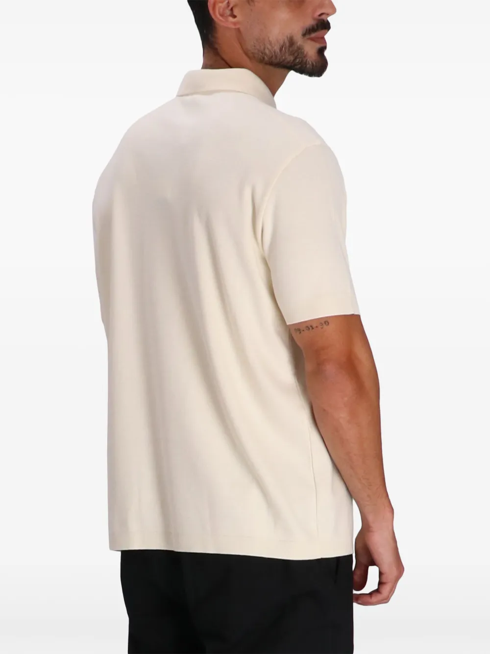 Herno Katoenen poloshirt Wit