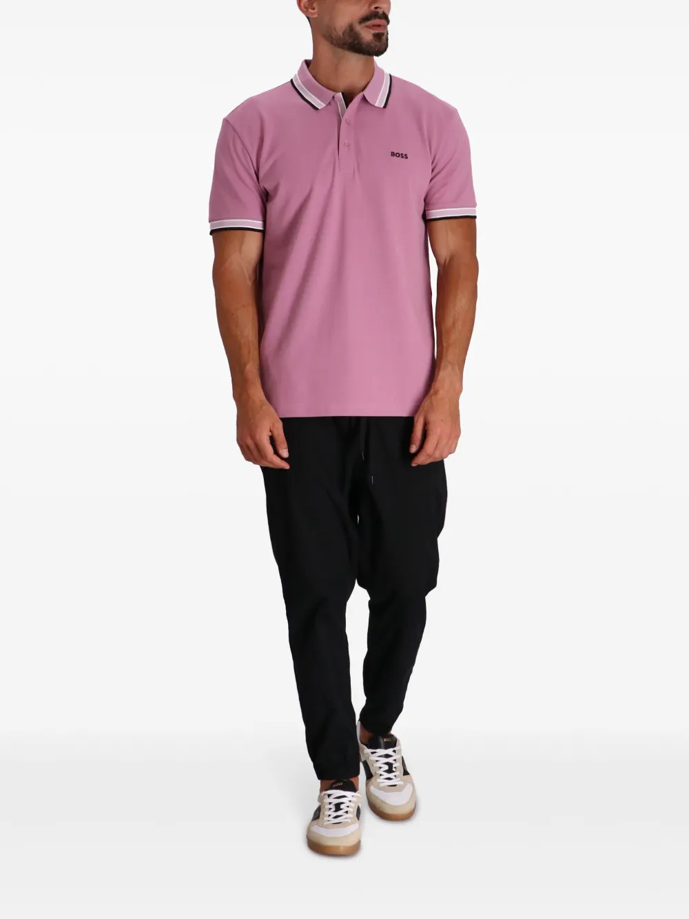 BOSS Paddy poloshirt - Roze
