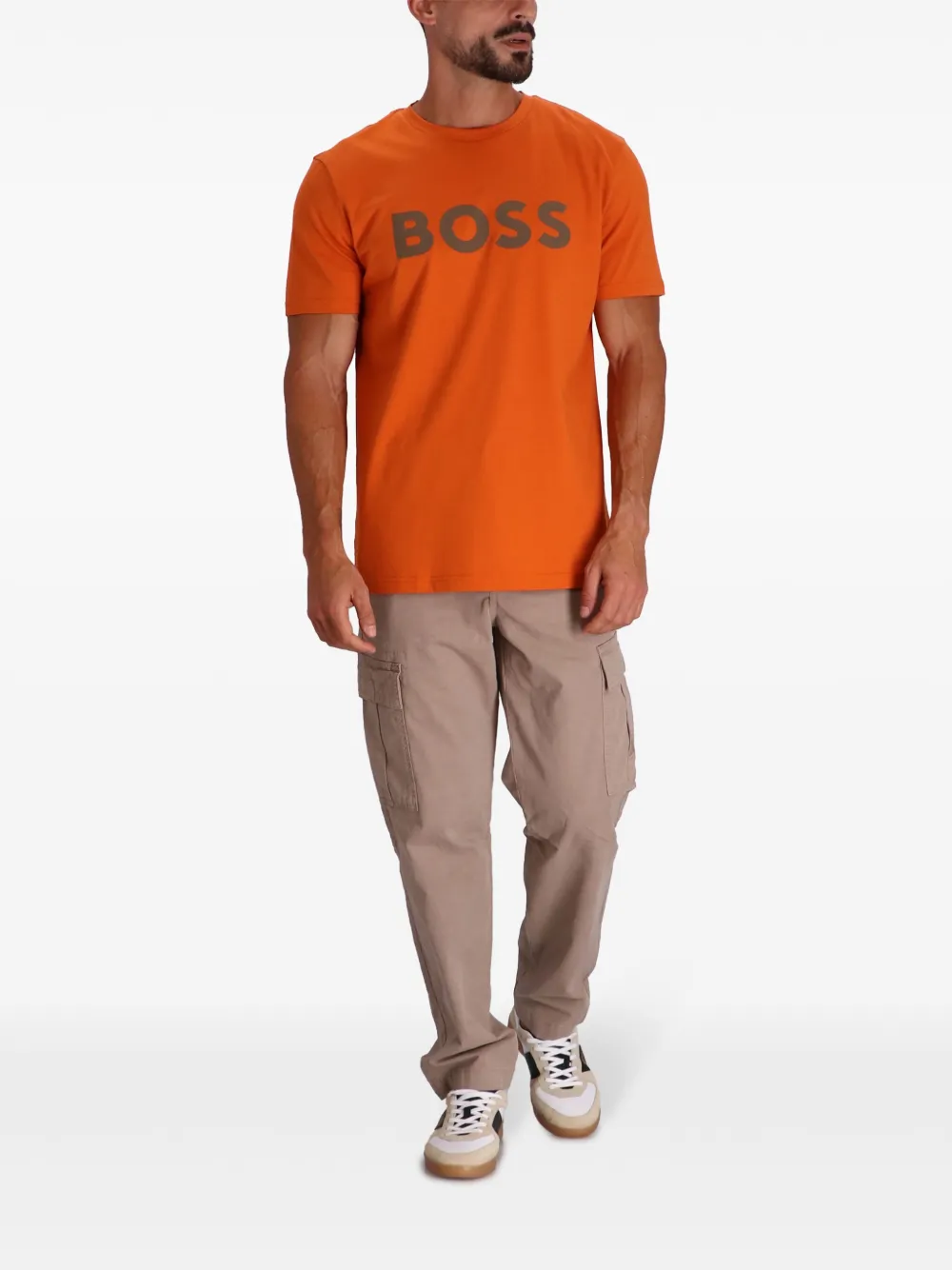 BOSS Sisla 7 cargo broek - Beige