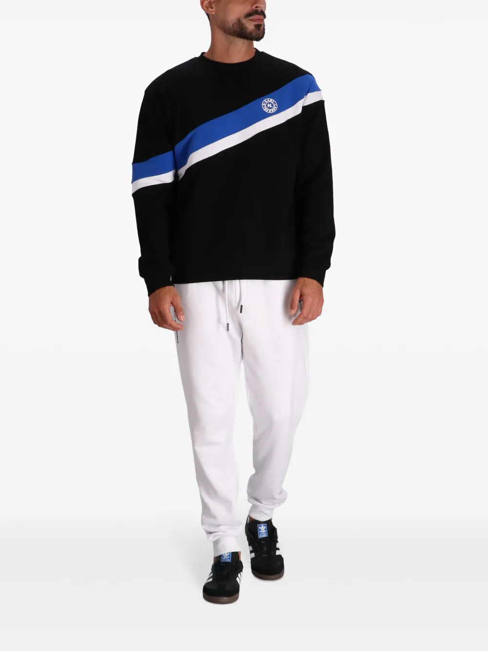 Karl Lagerfeld logo-print joggers - Wit