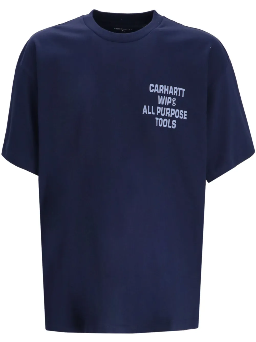 Carhartt WIP Cross Screw T-shirt Blauw
