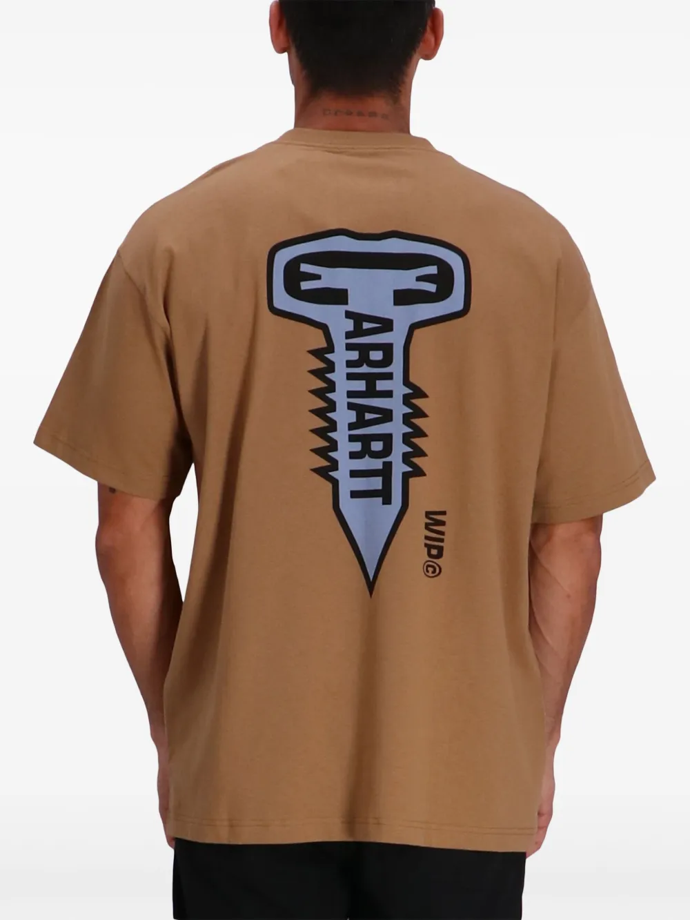 Carhartt WIP Cross Screw T-shirt Bruin