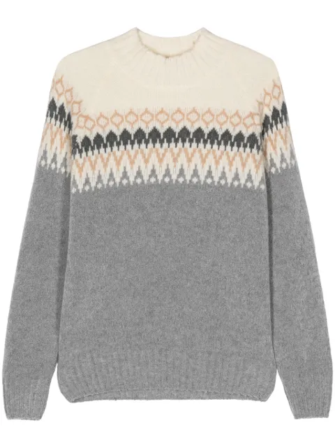 Fileria patterned-jacquard sweater