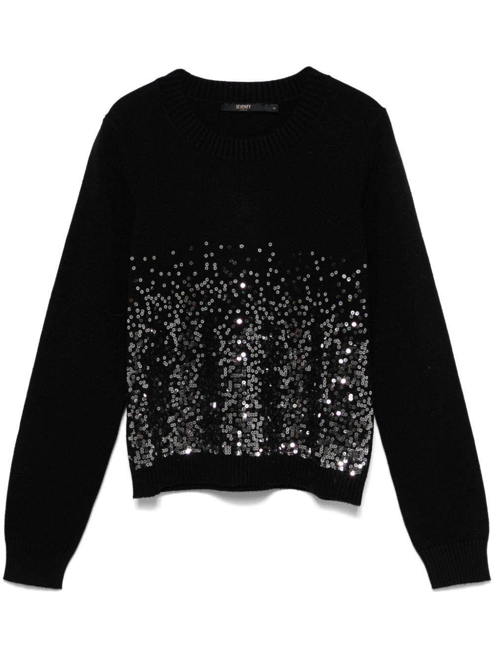 sequin-embellished sweater