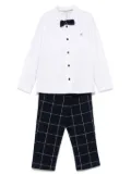 Abel & Lula windowpane trouser set - Blue