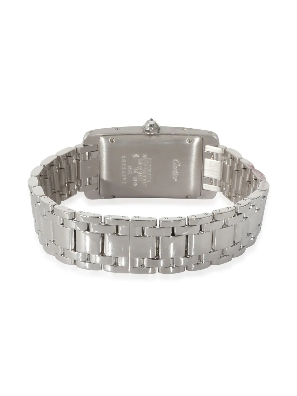 Pre-owned Cartier 2010-2019 Tank Américaine 22.6mm In Black