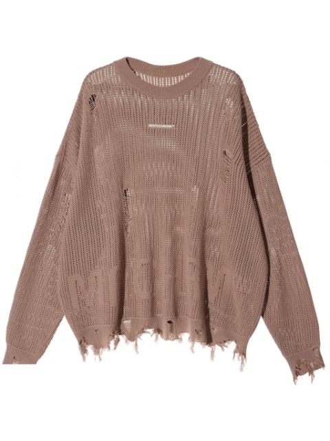 ripped detailing sweatshirt 