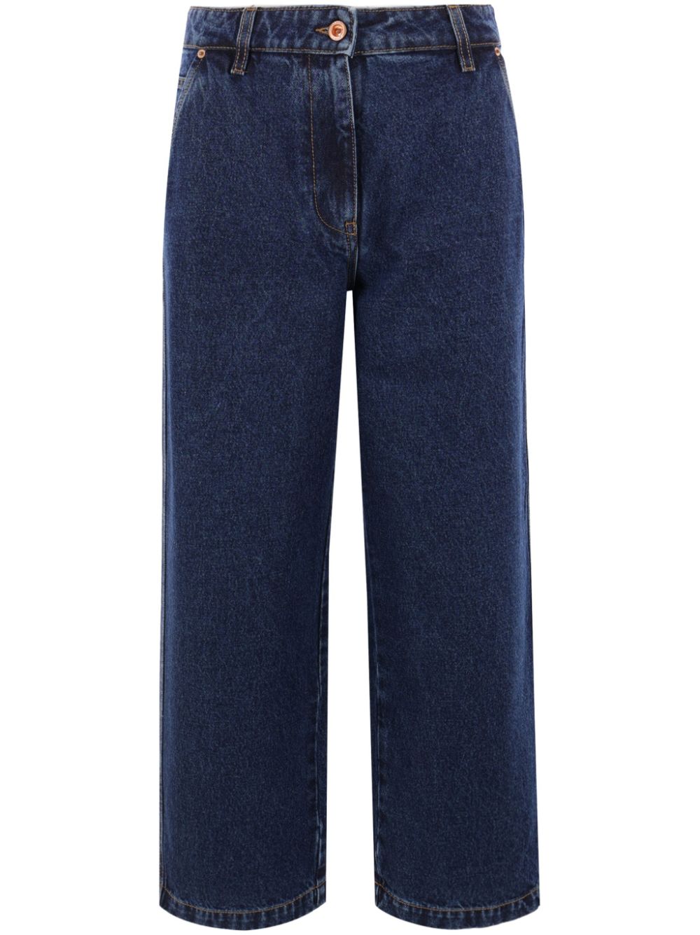 Shop Aspesi Straight-leg Jeans In Blue