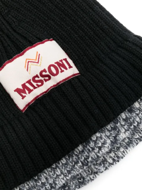 M MISSONI ニット帽　ビーニー　ミッソーニ M MISSONI ニット帽ビーニーミッソーニ