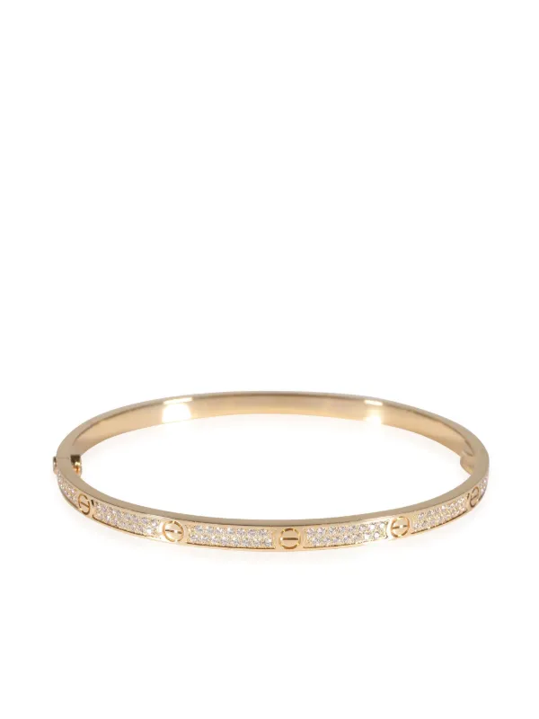 Cartier 18Kゴールド ブレスレット Cartier Love ダイヤモンド ブレスレット 18Kイエローゴールド