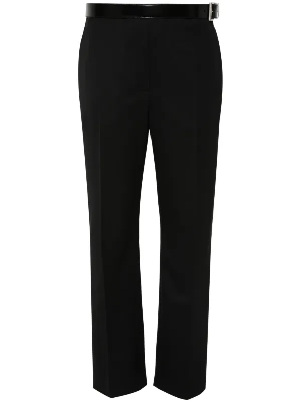 Prada Gabardine Trousers in Black