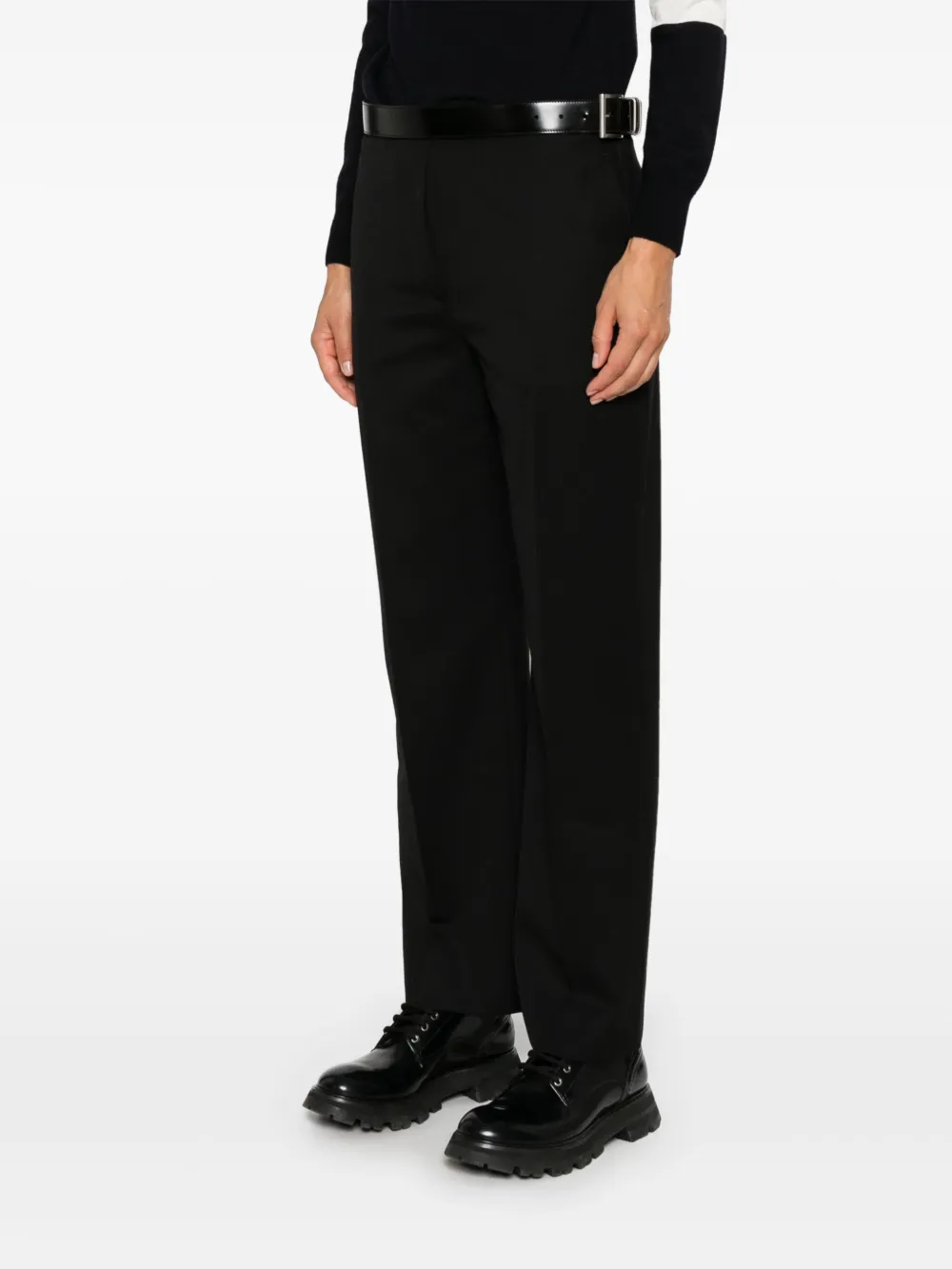 Prada Gabardine broek Zwart