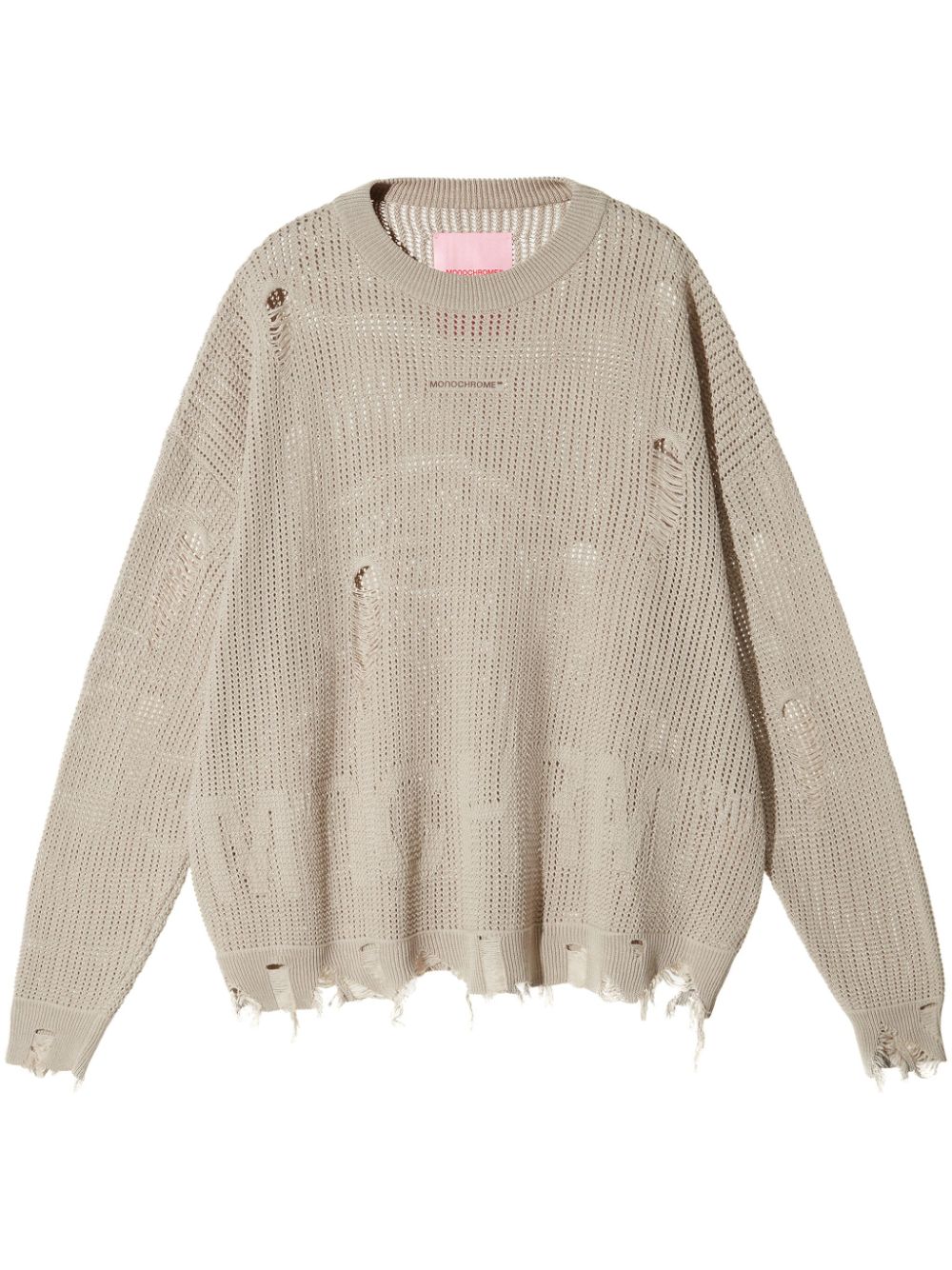 ripped detailing sweatshirt