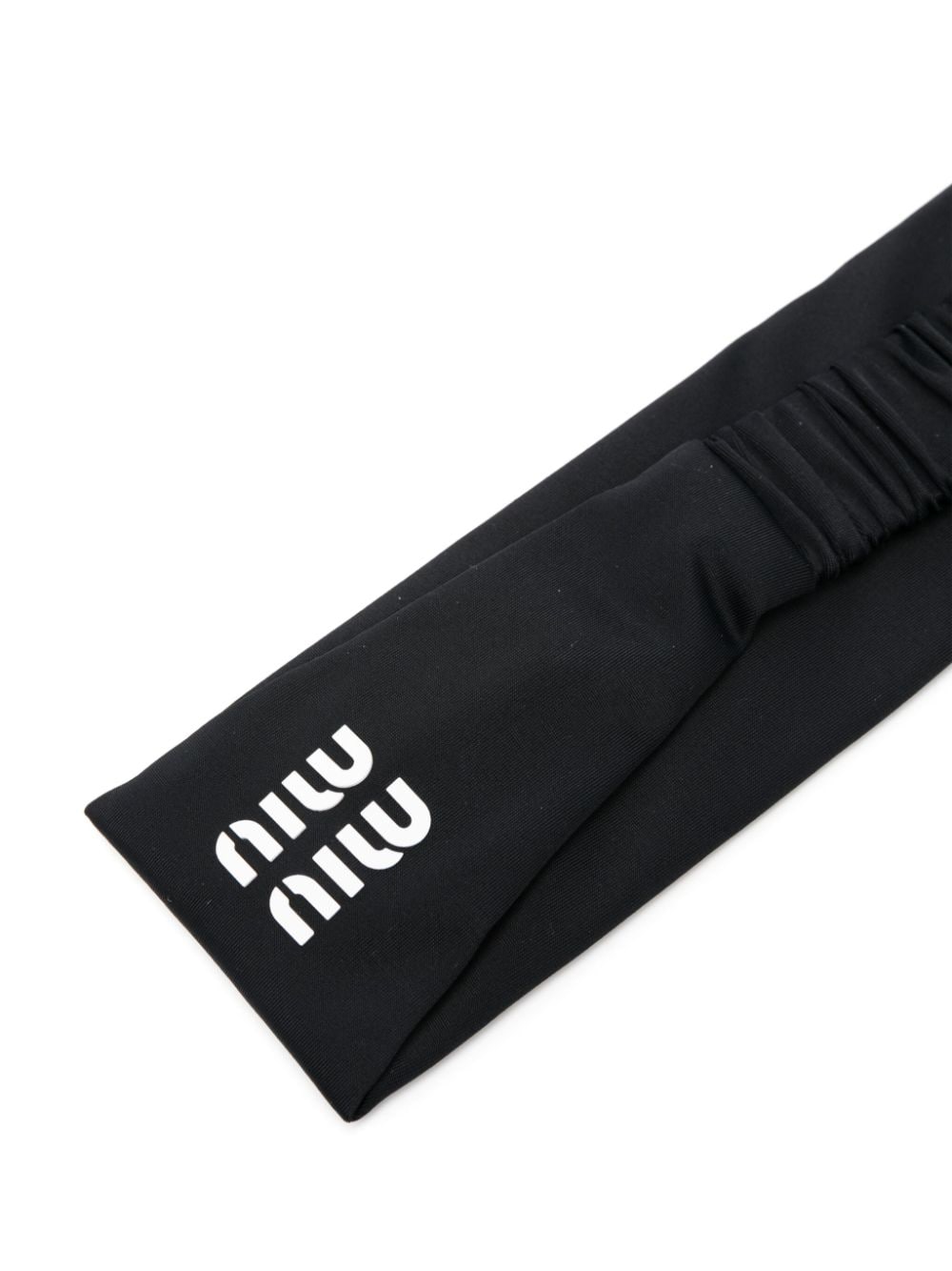 Miu Miu Jersey haarband - Blauw