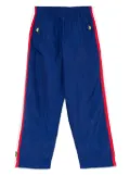 Barrow kids logo-detail track pants - Blue