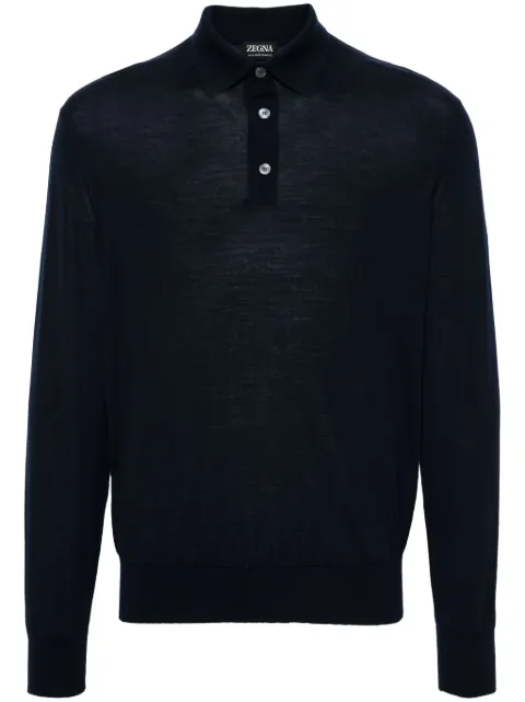 Zegna wool polo shirt