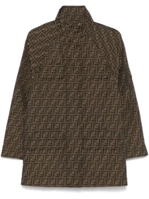 FENDI Single Breasted Coats for Women - FARFETCH