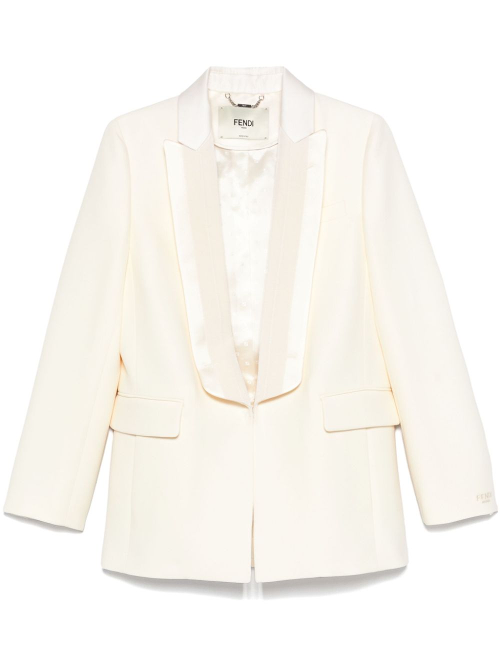 FENDI single-breasted blazer - Neutrals