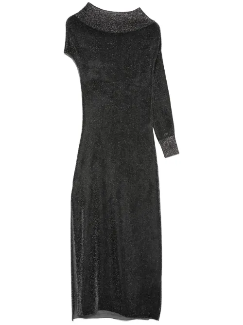 Robe longue à design drapé - FENDI - Modalova