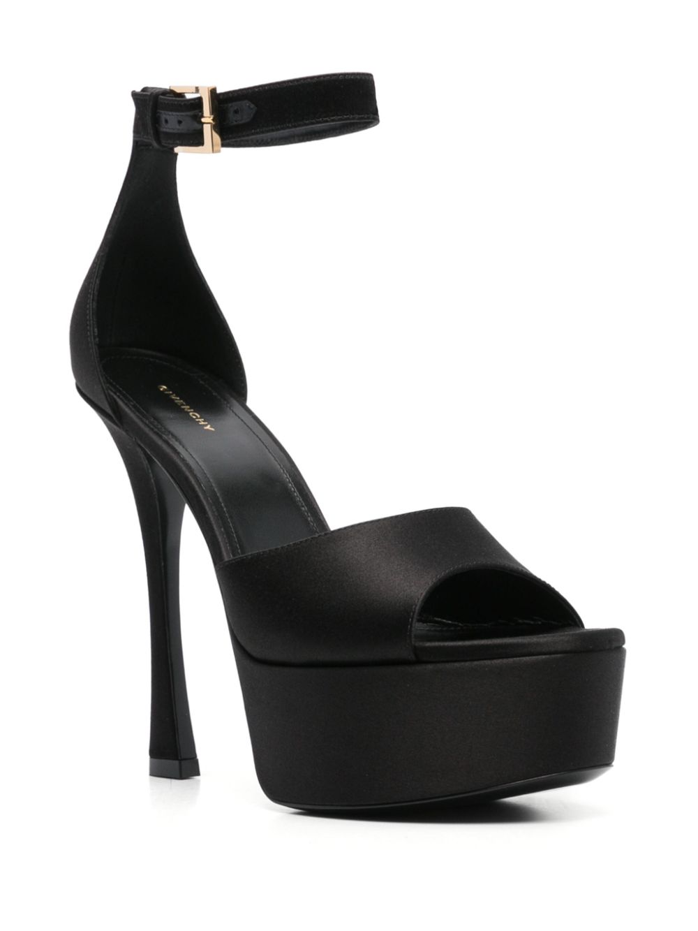 Givenchy 140mm 4G platform sandals - Zwart