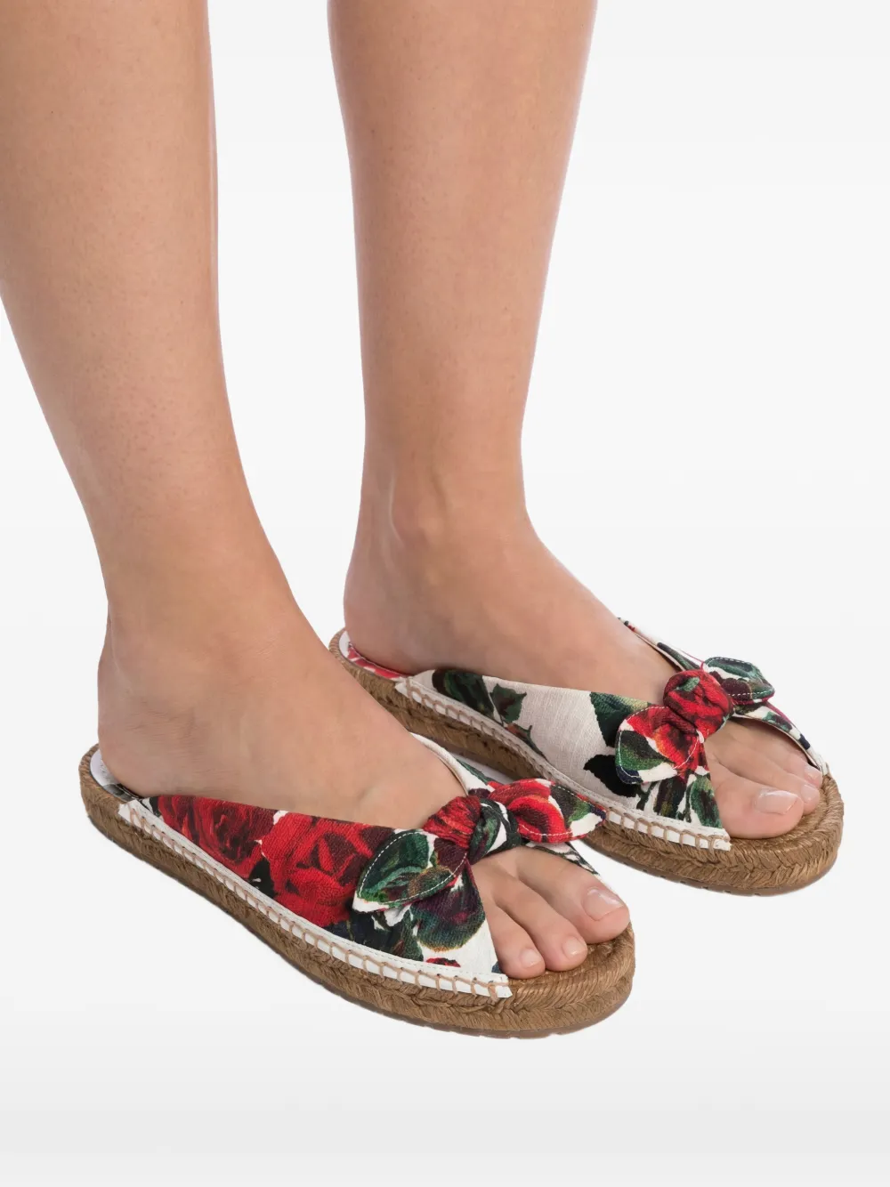 Dolce & Gabbana Espadrilles met borduurwerk Wit