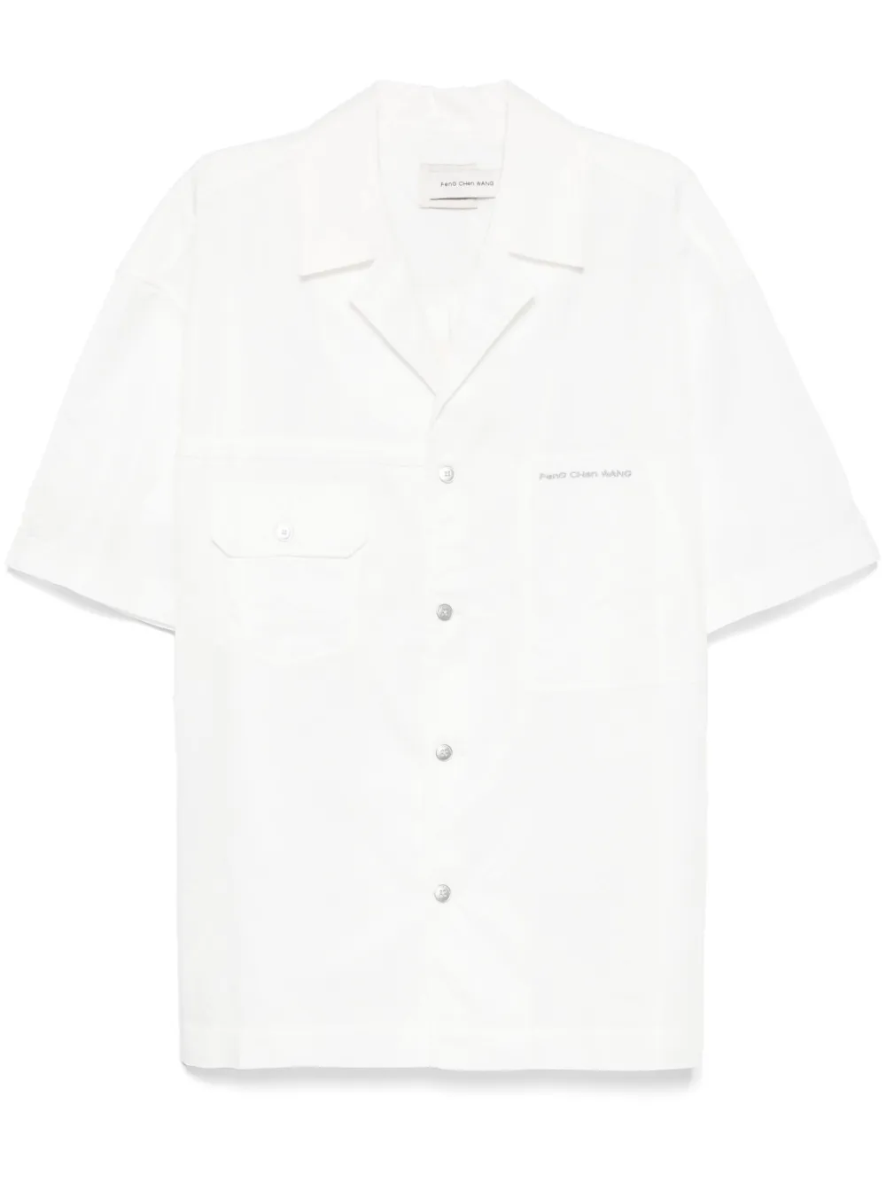 Feng Chen Wang logo-embroidered shirt | White | Image 1